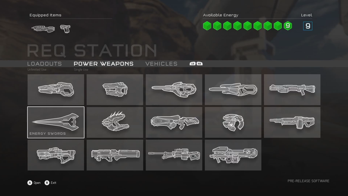 halo 5 weapons and vehicles